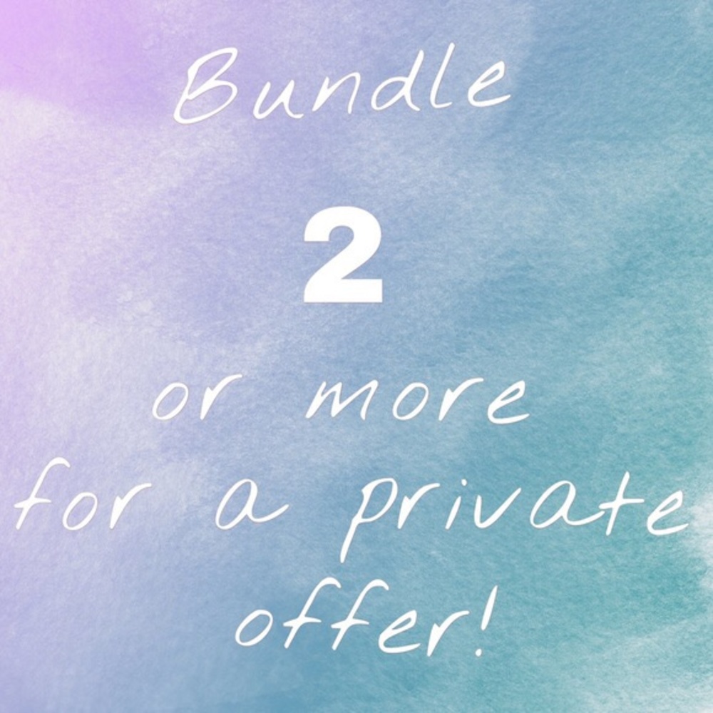💲Bundle 2 or more items for private offer 💲